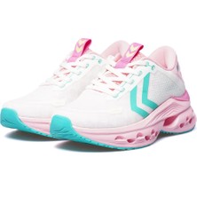 Hummel Beyaz-Pembe Fileli Esnek Kadın Spor Ayakkabı 900682 Hml Horizon