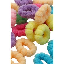 Premium Lastik Toka Set Kutulu Kopmaz  Perma Lastik ve Bebek Tokası 1011