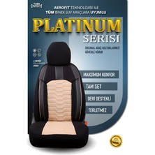 Renault Clio 5 (2020-2024) Uyumlu Tam Set Oto Koltuk Kılıfı Platınum Serisi .2