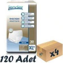 Jender Emici Külot XLarge 120 Adet 30'luk 4 Paket