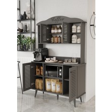 Enwood Avior Gri Kahve Köşesi Mdf 185 x 120 x 40  cm