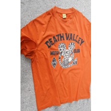 Death Valley Oversize Unisex Turuncu Tişört