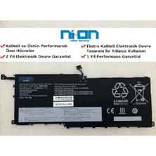 Nion Lenovo Thinkpad X1 Yoga 1st Gen Type 20FQ 20FR Uyumlu Notebook Batarya - Pil
