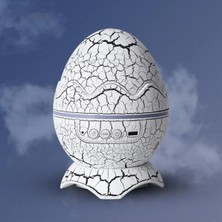 Dinazor Yumurtası Şekilli Kumandalı Galaxy Yıldızlı Gökyüzü Kablosuz Bluetooth Speaker Gece Lambası