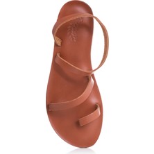 El Yapımı Hakiki Deri Kadın Sandalet - 2017