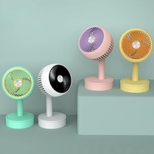 MMctech 3 Kademeli Cep Boyu Sessiz Taşınabilir Mini Fan USB Şarjlı Pervaneli Soğutucu Küçük El Vantilatörü