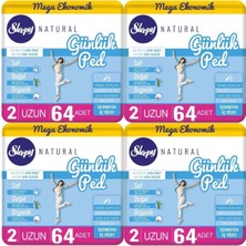 Sleepy Natural Günlük Ped Uzun 256 Adet Mega