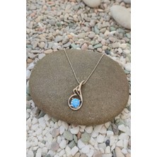 Chavin Topaz Melek Kanadı Gümüş Kolye EV97TPZ