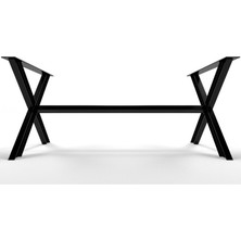 Abronya Lama Masa Ayağı Salon Masası Ayağı Çapraz Tasarım Masa Ayağı 73 Cm-70 CM-150 cm