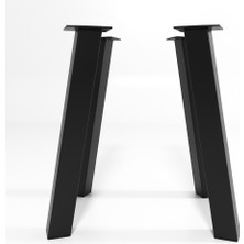 Abronya Demir Profil Masa Ayağı Ofis Masa Ayakları Metal Ayak 70X70MM-90 cm