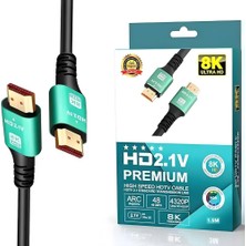 8k 5m HDMI Kablo 2.1V Ultra Hd 4320P 48 Gbps
