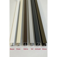 Serin Home Collection Antrasit Katlanabilir Plise Perde, Cam Balkon Perdeleri, Ofis Perdeleri, Pvc Pencere Perdeleri