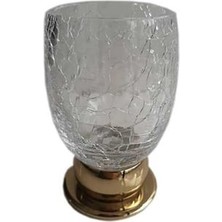 Bocchi Bologna Diş Fırçalık Tezgah Üstü Kırık Görnümlü Cam Altın 3104-0004-EG