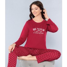 Alperi Uzun Kol Mevsimlik Pijama Takımı Viskon Alperi 790-61