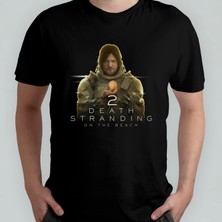 Pixxa Deathstranding 2 On The Beach Unisex %100 Pamuklu Bisiklet Yaka T-Shirt