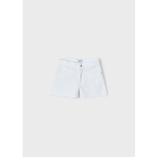 Mayoral   Kız Çocuk Şort   - Mayoral  - Beyaz - 9 Yaş - 3205--BEYAZ-9 Yaş