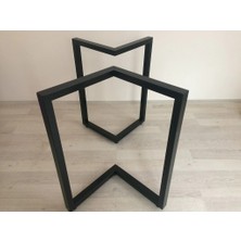 Abronya Ofis Toplantı Yemek Masası Ayağı Siyah Renk 1 Takım