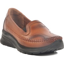 Taba Hakiki Deri Kadın Günlük Ayakkabı 0023 Z