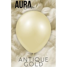 Beysüs Aura Collection Antique Gold Balon (Antik Gold) - 12 Inç - 10 Adet