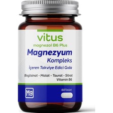 Vitus Megnezol B6 Plus Magnezyum 60 Tablet