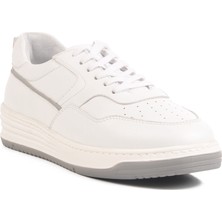 Beyaz Hakiki Deri Erkek Günlük Ayakkabı Lion LO2140-2090 M