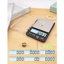 Teknotrust Hassas Terazi Mutfak ve Kuyumcu Tartısı Eczane ve Epoksi - 600 Gr./0.01 Gr. Çok Hassas LCD Ekran