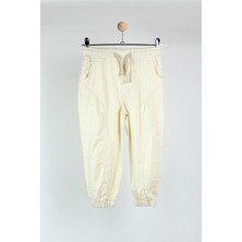 Escabel Erkek Bebek Poplin Jogger Pantolon Krem