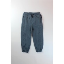 Escabel Erkek Çocuk Poplin Jogger Pantolon Gri