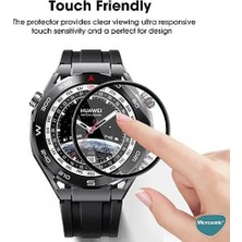 Huawei Watch Ultimate Tam Kaplayan Nano Cam Ekran Koruyucu Siyah