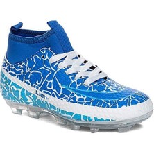 Yusufshoes Lion Boğazlı Çocuk Yetişkin Çoraplı Halı Saha Futbol Ayakkabısı
