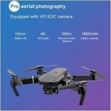 E88 Drone Kameralı Drone App Kontrol Wifi Li Katlanabilir Quatcopter X3 Batarya