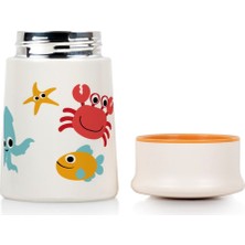 Hopeful Design 280ML Baskılı Bebek Mama Saklama Termosu Paslanmaz Çelik Termos