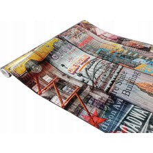 D-C-Fix 276-0661 New York Pop Art Desen Yapışkanlı Folyo ( 45  cm  x 2 mt )