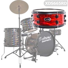 Bateri Davul Seti Metalik Kırmızı XDS665RD