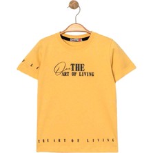 Erkek Çocuk The Art Of Lıvıng Baskılı Tişört BGL-ST04454