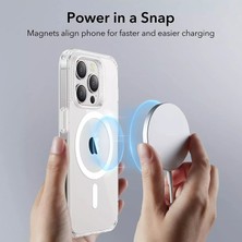 I Phone 15 Pro Magsafe Özellikli Şeffaf Renkli Koruyucu Kılıf