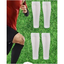 Tabansız Futbol Çorabı Ayaksız Pamuklu Tozluk Futbolcu Spor Tozluğu 2 Çift