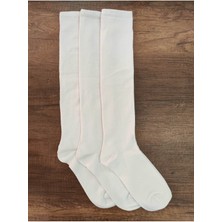 3 Çift Futbol Çorabı Uzun Tozluk Halı Saha Çorabı Pamuklu