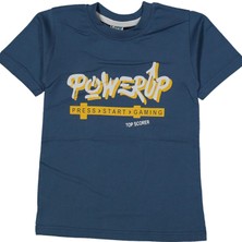 Erkek Çocuk Poverup Baskılı Tişört BGL-ST04458