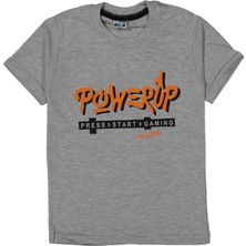 Erkek Çocuk Poverup Baskılı Tişört BGL-ST04458