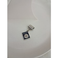 Badelis Çelik Silver Renk Pasaport ve Uçak Temalı Charm