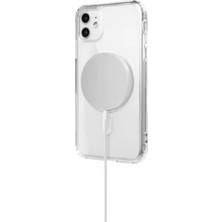 Tuva Modern Apple iPhone 11 Magsafe Özellikli Şeffaf Renk Koruyucu Kılıf