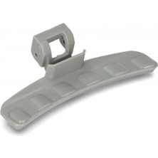 Teknotrust Samsung Uyumlu WF0754W7V1 Çamaşır Makinesi Kapak Mandal Tutamağı 8 kg Gri