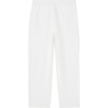 Tapered Kesim Cep Pantolonu - Beyaz