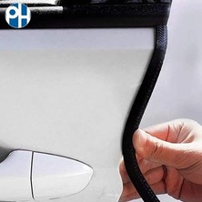 Tata Telco Uyumlu Oto Araç Kapı Koruma Fitili 5metre Parlak Siyah Renk Çarpma Çizilme Önleyici Fitil