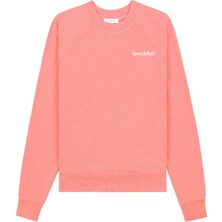 Serif Logo Yumuşak Sweatshirt