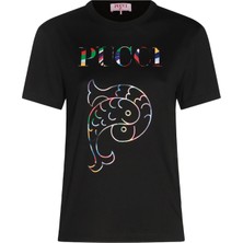 Logo Baskılı Pamuklu T-Shirt