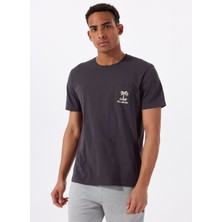 Billabong Troppo Premıum Ss 24A351512 Siyah Bisiklet Yaka Regular Fit Düz Erkek T-Shirt