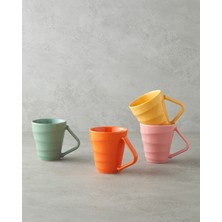 English Home Twisty Seramik Kupa 255 ml Pembe