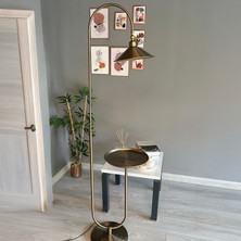 Eskitme Lambader U Sehpalı Hareketli Başlık Modern Dekoratif Metal Salon Oturma Odası Çalışma Odası
